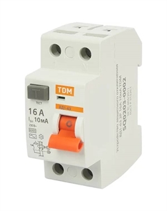 УЗО ВД1-63 2P 16 A 10 мА 4.5 кА AC SQ0203-0002 Tdm еlectric