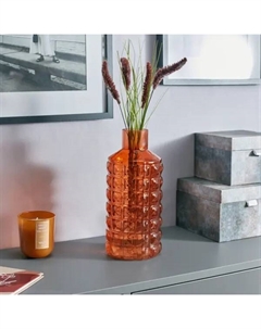 Ваза Альхез средняя цвет оранжевый прозрачный Evis