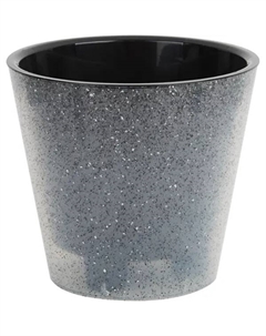 Кашпо London ø16 h14.5 см v1.6 л пластик светло-серый Homwer