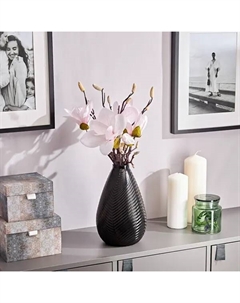 Ваза Матильда Пять вечеров, цвет черный глянец Evis