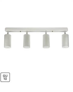 Спот поворотный Arton 4 лампы GU10 цвет белый Ritter
