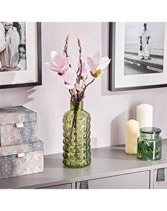 Ваза Альхез средняя цвет оливковый прозрачный Evis