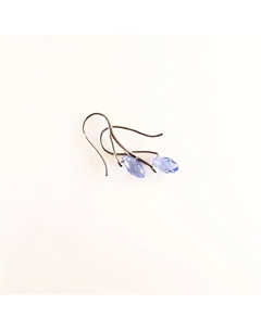 Серьги The Blue drops 22 карата