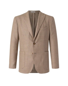 Пиджак из шерсти и шелка Boglioli