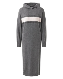 Платье из шерсти и кашемира Brunello cucinelli