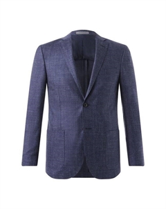 Пиджак из шерсти и шелка Corneliani