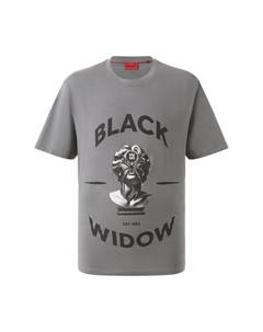 Хлопковая футболка Hugo