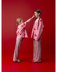 Широкие брюки с пайетками для девочек Sela