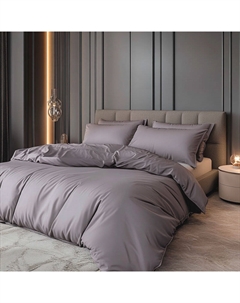 Пододеяльник евро, серый Lameirinho