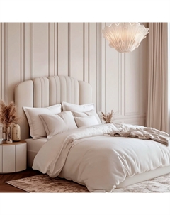 Пододеяльник евро, белый Lameirinho