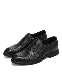 Черные полуботинки из гладкой кожи Respect