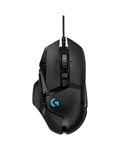 Мышь проводная G502 Hero, игровая, оптическая, USB, 25600dpi, черный Logitech