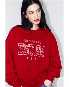 Свитшот из футера с принтом Befree