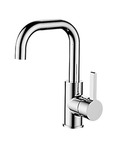 Смеситель для раковины LEDEME L1099 поворотный излив 139мм латунь хром Ledeme