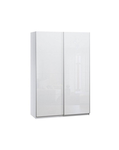 Шкаф-купе Итан-2-160-230 Glass Double Белый Диван.ру