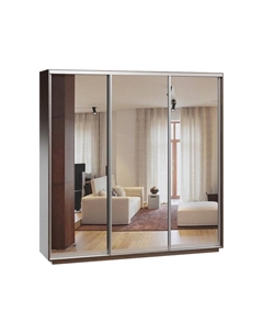 Шкаф-купе Орлеан-3-240-220 Ясень Шимо Темный Диван.ру