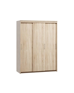 Шкаф-купе Тебар-3-150-200 Дуб Сонома без зеркал Диван.ру