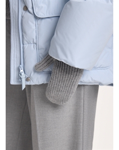 Варежки объемные из шерсти Nice one