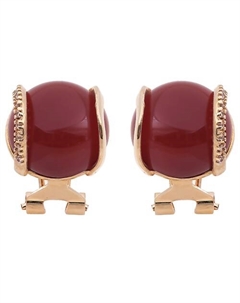Серьги с красным агатом "Элана' Lj