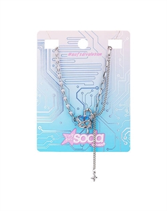 Chan Ожерелье Purple Heart #softdivalution Soda