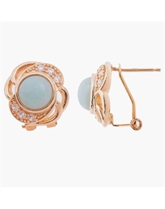 Серьги с амазонитом "Серенада" Lj