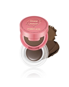 Набор для макияжа бровей "Duo effect" 2в1 (тени+подводка) Pink flash