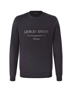 Хлопковый свитшот Giorgio armani