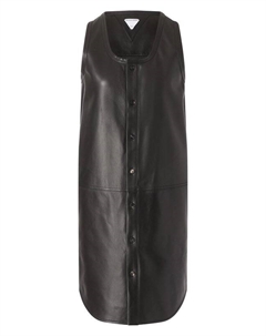 Кожаное платье Bottega veneta