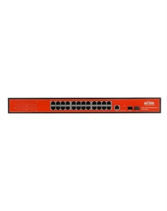 Коммутатор управляемый WI-PMS326GF L2 PoE 400Вт, порты 24 PoE GE + 2SFP Wi-tek