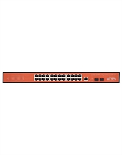 Коммутатор управляемый WI-MS326GF L2, 24*1000Base-T + 2*SFP, управление WEB/CLI/SNMP/RMON, VLAN, QoS, IGMP Snooping, STP/RSTP/MSTP, ACL, Securi Wi-tek