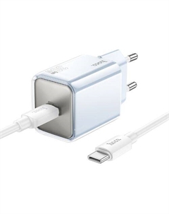 Сетевое зарядное устройство Hoco N47 Glorious, USB-C, 30Вт, 3A, белый