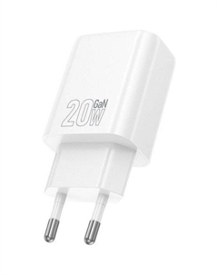 Сетевое зарядное устройство Hoco N61 Gentle, USB-A, USB-C, 20Вт, 3A, белый