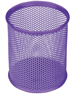 Подставка-органайзер ''Germanium'', металлическая, кругл. основан, 100х89мм, фиолетов., 231981 Brauberg