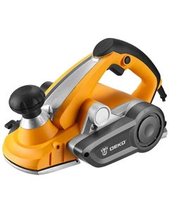 Рубанок DKEP1400W SET1, черно-желтый Деко