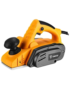 Рубанок DKEP1100W SET1, черно-желтый Деко