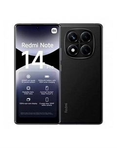Смартфон Xiaomi Redmi Note 14 Pro 4G 12/256Gb RU Midnight Black
