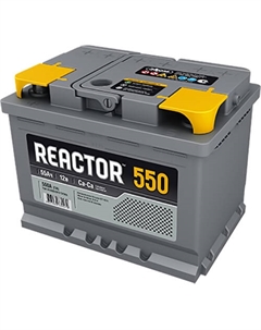 Автомобильный аккумулятор Reactor 55 Ач обратная полярность L2 Аком