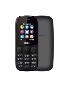 Мобильный телефон INOI 100, 1.8" 160x128 TFT, 32Mb RAM, 32Mb, 2-Sim, 600 мА·ч, черный Inoi