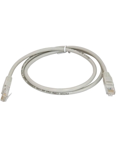 Патч-корд UTP кат.5e, 1м, RJ45-RJ45, белый, LSZH, PC-LPM-UTP-RJ45-RJ45-C5e-1M-LSZH-WH (17748) Hyperline