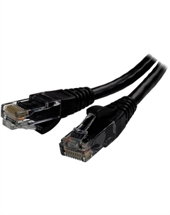 Патч-корд UTP кат.5e, 5 м, RJ45-RJ45, черный, LSZH, PC-LPM-UTP-RJ45-RJ45-C5e-5M-LSZH-BK (17413) Hyperline