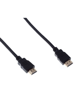 Кабель HDMI(19M)-HDMI(19M) 4K, v1.4/1.4, экранированный, 5 м, черный (HDMI-V1.4-5MC) Buro