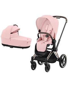 Детская коляска Priam IV Rosegold 2в1 Peach Pink Cybex