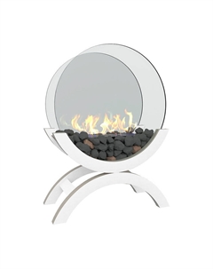 Камин Iris большой, белый Zefire