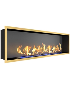 Камин Flagman 1600, латунь Zefire