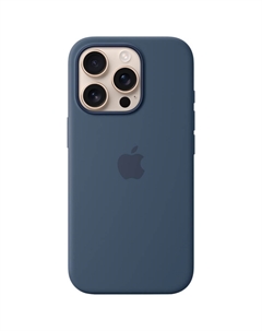 Чехол Apple Silicone Case with MagSafe для iPhone 16 Pro синий