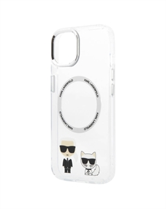 Чехол Karl Lagerfeld для iPhone 14 Plus с MagSafe, прозрачный (KLHMP14MHKCT) Karl lagerfeld