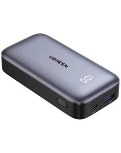 Внешний аккумулятор Ugreen PB502 10000 мАч серый