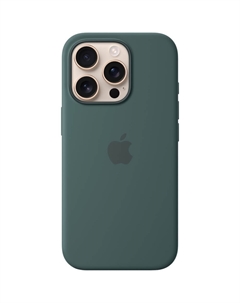 Чехол Apple Silicone Case with MagSafe для iPhone 16 Pro зелёный