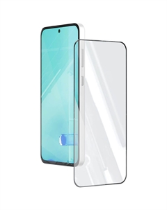 Защитное стекло VLP A-Glass для Samsung Galaxy S24 FE чёрная рамка Vlp