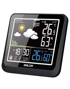 Метеостанция B0336WST2H2P Black Baldr